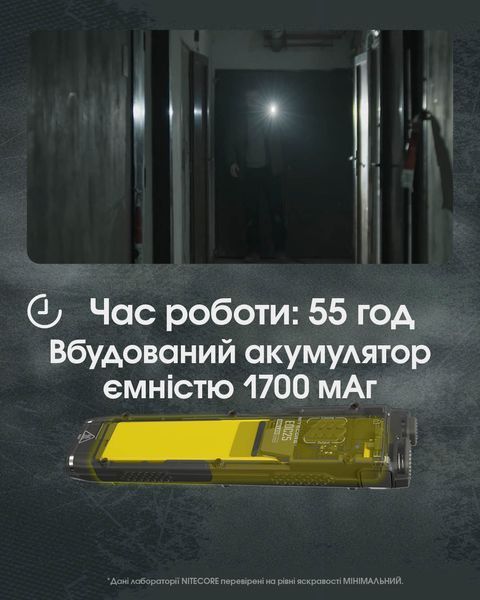 Ліхтар Nitecore EDC25 (2xNiteLab UHi 20, 3000 люмен, 6 режимів, USB Type-C) EDC25 фото