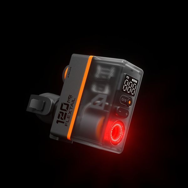 Велосипедний міні насос-задня фара Flextail Tiny Tire Pump ACS, чорний atlantxml_72170 фото