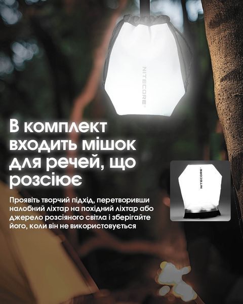 Ліхтар налобний Nitecore NU45 (Білий + Червоний LED, 1700 люмен, 11 режимів, 1x18650, USB-C, датчик наближення) NU45 фото