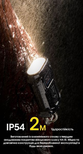 Ліхтар наключний Nitecore TINI 3 MCT (2xNiteLab UHE LED, 600 люмен, 5 режимів, USB-C), сірий TINI 3 фото