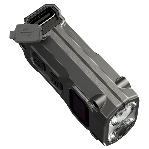 Ліхтар наключний Nitecore TINI 3 MCT (2xNiteLab UHE LED, 600 люмен, 5 режимів, USB-C), сірий TINI 3 фото