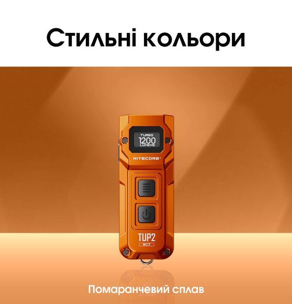 Ліхтар наключний Nitecore TUP2 MCT (4xUHE LED, 1200 люмен, 5 режимів, USB-C), синій TUP2 MCT фото