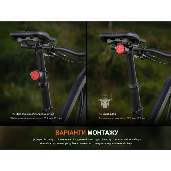 Велофара задня Fenix BC06R BC06R фото