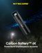 2в1 Зовнішнє джерело живлення для налобних ліхтарів + Power Bank Nitecore Carbon Battery 6K (Карбон, червоний маяк, 6000mAh, IP68) Carbon Battery 6K фото 5