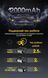 2в1 Зовнішнє джерело живлення для налобних ліхтарів Power Bank Nitecore Carbon Battery 12K Kit (Карбон, червоний маяк, 12000mAh, IP68), комплект Carbon Battery 12K Kit фото 6