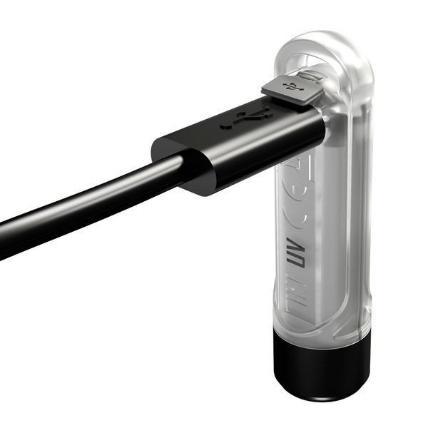 Ліхтар наключний ультрафіолетовий Nitecore Tiki UV (UV 1 Вт, 365 нм, CRI 70 Lm, 5 режимів, USB-C) Tiki UV фото