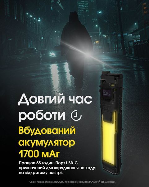 Ліхтар Nitecore EDC27 UHi (2xUHi 20 LED, 3100 люмен, 6 режимів, USB-C) EDC27 UHi фото