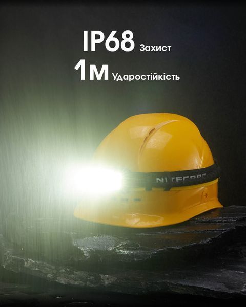 Ліхтар налобний Nitecore HU2000 (NiteLab UHE, 2000 люмен, 1600 люмен, 10 режимів, USB Type-C) HU2000 фото