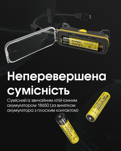 3в1 Зовнішнє джерело живлення для ліхтарів Nitecore 18650 Extension Battery Case + Зарядний пристрій + Power Bank 18650 Extension Battery Case фото
