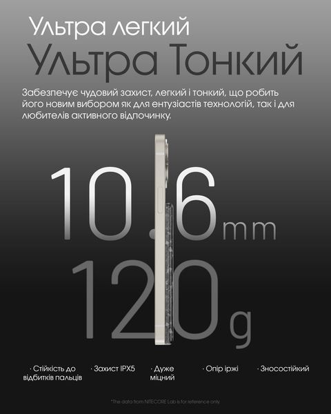 Бездротовий зовнішній зарядний пристрій Power Bank Nitecore NW5000 (QC 3.0, 5000mAh) NW5000 фото
