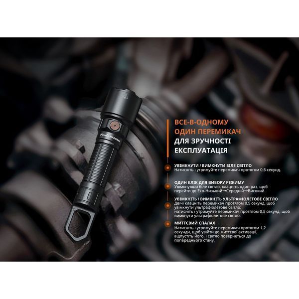 Ліхтар професійний Fenix WF25RM з магнітною зарядкою WF25RM фото