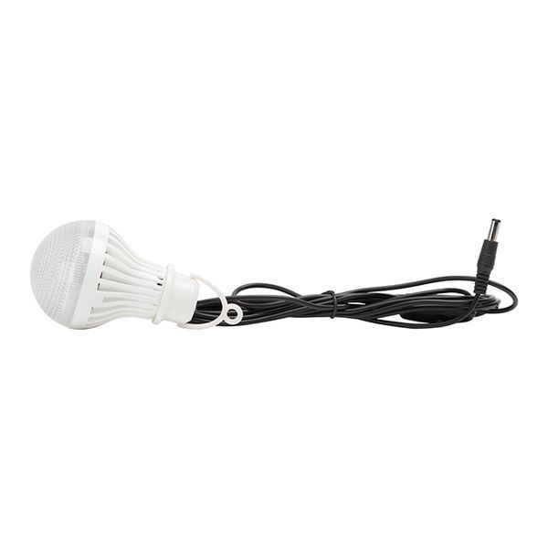 Ліхтар акумуляторний 1 LED 5 Вт + 22 SMD, 6 функцій, сонячна панель, 3 виносні LED-лампи (кабель 3 м), радіо, заряджання гаджетів, слот microSD LB-0104 фото