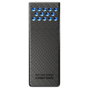 Зовнішній зарядний пристрій Power Bank Nitecore CARBO 10000 GEN2 (30W, QC 3.0, 10000mAh), чорно-синій CARBO 10000 GEN2 фото