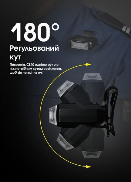 Ліхтар універсальний Nitecore CL10 (White, Red, Blue LED, 45 люмен, 5 режимів, 2х AAA) CL10 фото