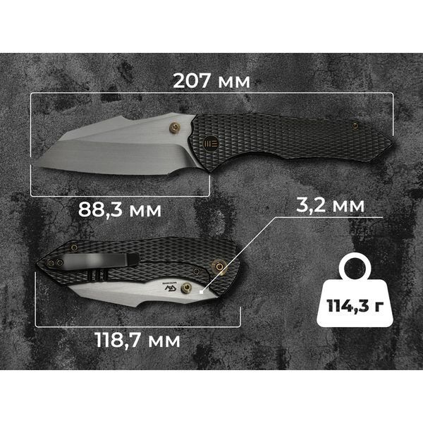 Ніж Weknife High-Fin XL WE24010-6 atlantxml_73348 фото