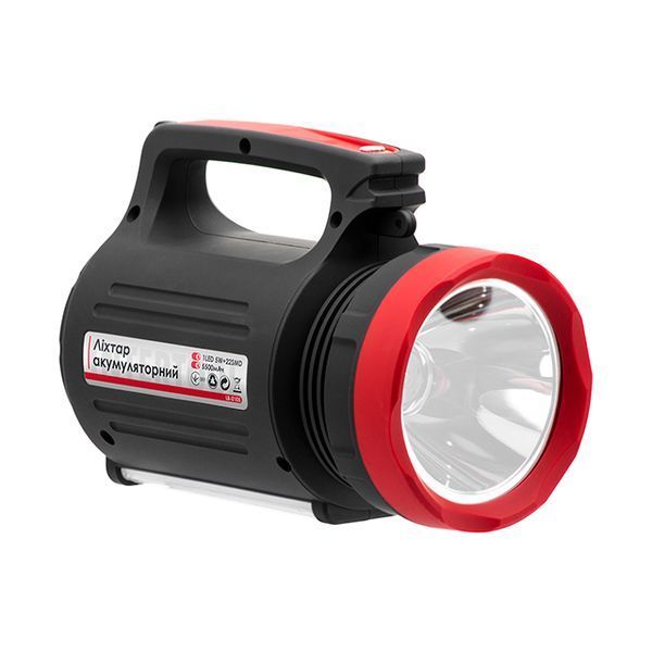 Ліхтар акумуляторний 1 LED 5 Вт + 22 SMD, сонячна панель, 2 виносні LED-лампи, заряджання гаджетів LB-0105 фото