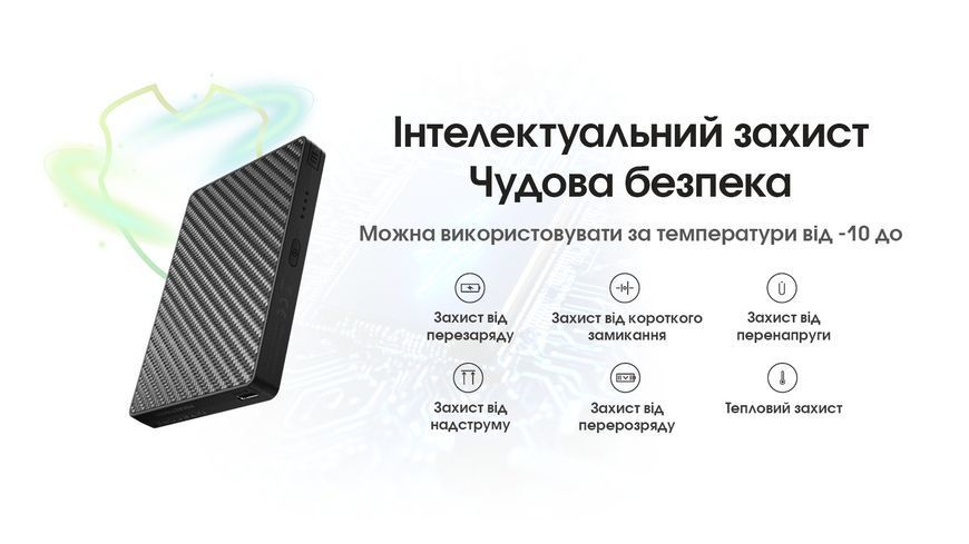 Зовнішній зарядний пристрій Power Bank Nitecore Pocket 10000 (QC 3.0, 10000mAh) Pocket 10000 фото
