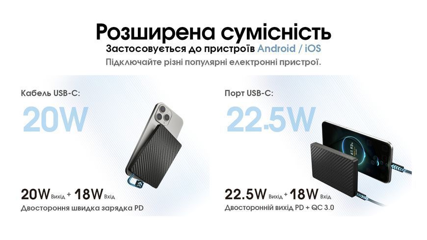 Зовнішній зарядний пристрій Power Bank Nitecore Pocket 10000 (QC 3.0, 10000mAh) Pocket 10000 фото