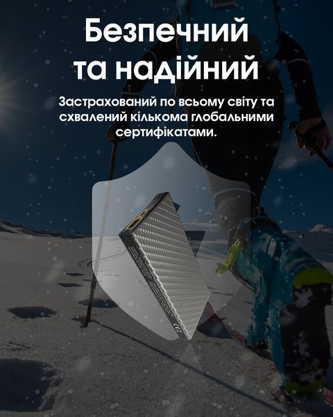 Зовнішній зарядний пристрій Power Bank Nitecore SUMMIT 10000 (38,5W, QC 3.0, 10000mAh, з функцією підігріву) SUMMIT 10000 фото