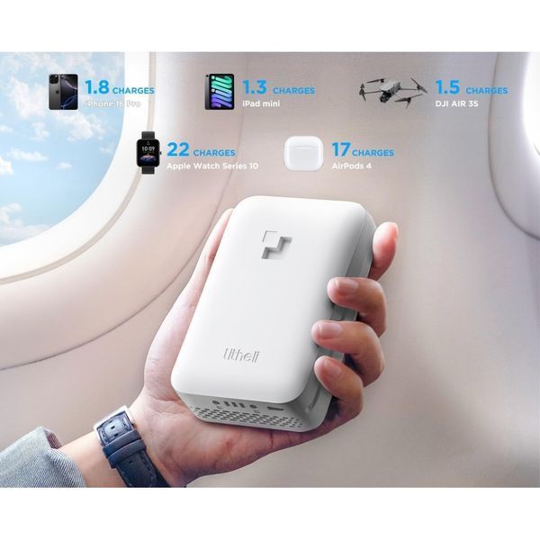 УМБ Litheli Power Bank SE 10000 mAh, 45 W, 2А, Fast Charge (U20BY10-0U000) U20BY10-0U000 фото