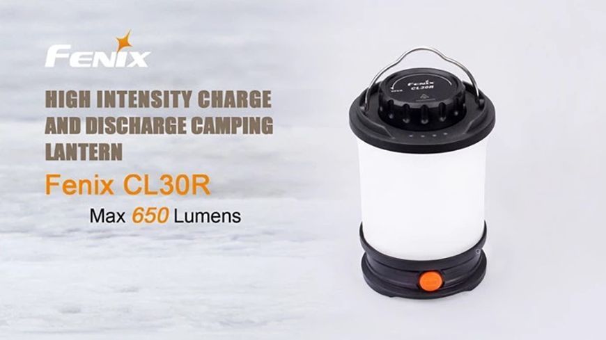 Ліхтар кемпінговий Fenix CL30R чорний CL30R фото
