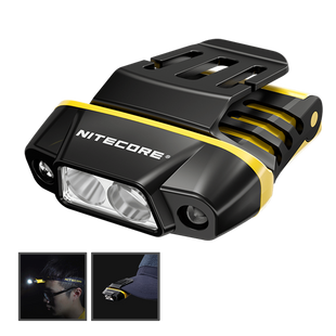 Ліхтар на кепку з універсальним кріпленням Nitecore NU11 (150 люмен, 4 режими, датчик руху, USB-C) NU11 фото