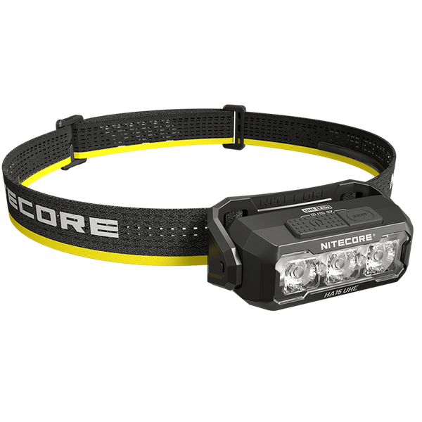 Ліхтар налобний Nitecore HA15 UHE (White-Red Led, 400 люмен, 9 режимів, 1xAA/1x14500) HA15 UHE фото