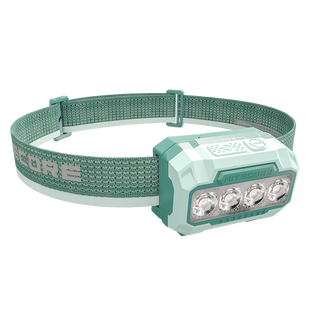 Ліхтар налобний Nitecore HA23 UHE MCT (White-Red Led, 600 люмен, 3xAAA), зелений HA23 UHE фото