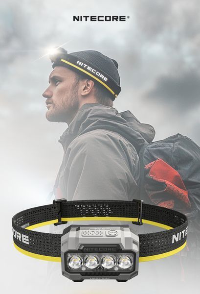 Ліхтар налобний Nitecore HA23 UHE MCT (White-Red Led, 600 люмен, 3xAAA), зелений HA23 UHE фото