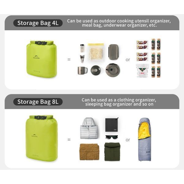 Гермомішок Naturehike CNK2550XB012, 4 л, білий atlantxml_73086 фото