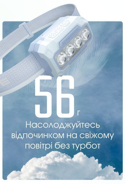 Ліхтар налобний Nitecore HA23 UHE MCT (White-Red Led, 600 люмен, 9 режимів, 1xHLB1500/3xAAA), чорний HA23 UHE фото