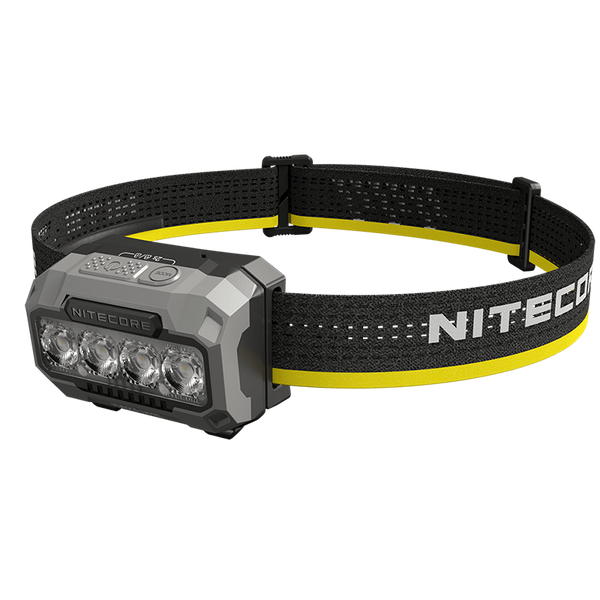 Ліхтар налобний Nitecore HA23 UHE MCT (White-Red Led, 600 люмен, 9 режимів, 1xHLB1500/3xAAA), чорний HA23 UHE фото