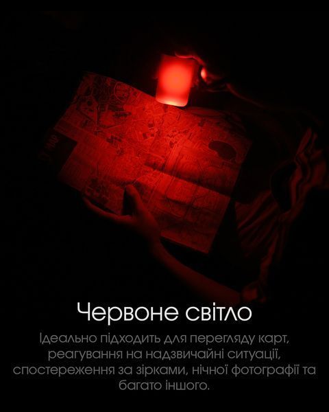 4в1 - Ліхтар кемпінговий, ручний + Power Bank + зарядний Nitecore LR70 (400 люмен, 3000 люмен, Red 10 люмен, 1-2x21700, USB Type-C) LR70 фото