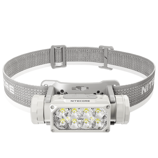Ліхтар налобний Nitecore HC65 UHE (8 x NiteLab UHE LED, 2000 люмен, 11 режимів, 18650, USB Type-C), сірий HC65 UHE фото
