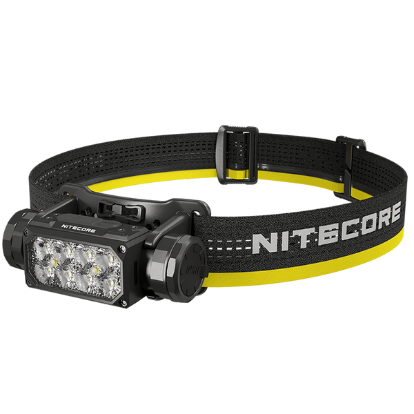 Ліхтар налобний Nitecore HC65 UHE (8 x NiteLab UHE LED, 2000 люмен, 11 режимів, 18650, USB Type-C), сірий HC65 UHE фото