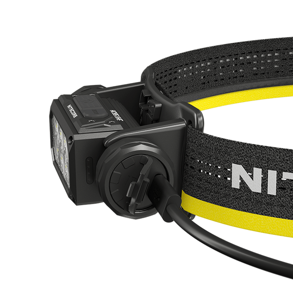 Ліхтар налобний Nitecore HC65 UHE (8 x NiteLab UHE LED, 2000 люмен, 11 режимів, 18650, USB Type-C), сірий HC65 UHE фото