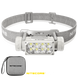 Ліхтар налобний Nitecore HC65 UHE (8 x NiteLab UHE LED, 2000 люмен, 11 режимів, 18650, USB Type-C), сірий HC65 UHE фото 2