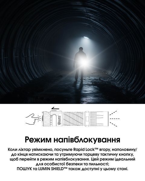 Ліхтар Nitecore EDC33 (NiteLab UHi 20 LED MAX, 4000 люмен, 6 режимів, 18650, USB Type-C) EDC33 фото