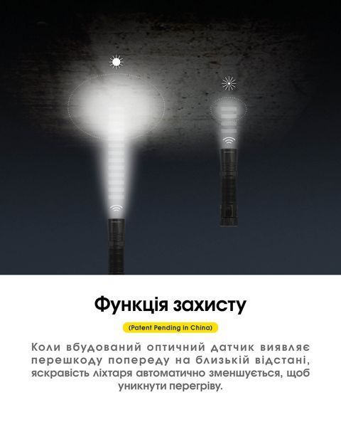 Ліхтар Nitecore EDC33 (NiteLab UHi 20 LED MAX, 4000 люмен, 6 режимів, 18650, USB Type-C) EDC33 фото