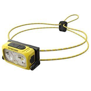 Ліхтар налобний Nitecore NU21 (360 люмен, 8 режимів, USB-C), жовтий NU21 фото