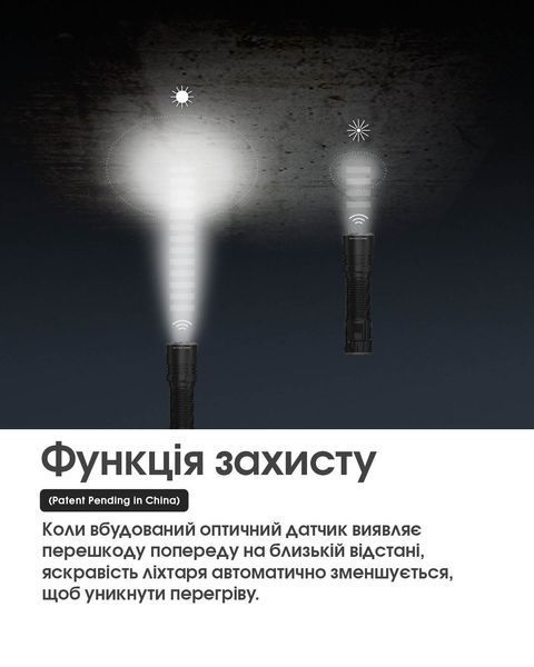 Ліхтар Nitecore EDC35 (NiteLab UHi 40 LED MAX, 5000 люмен, 6 режимів, 21700, USB Type-C) EDC35 фото