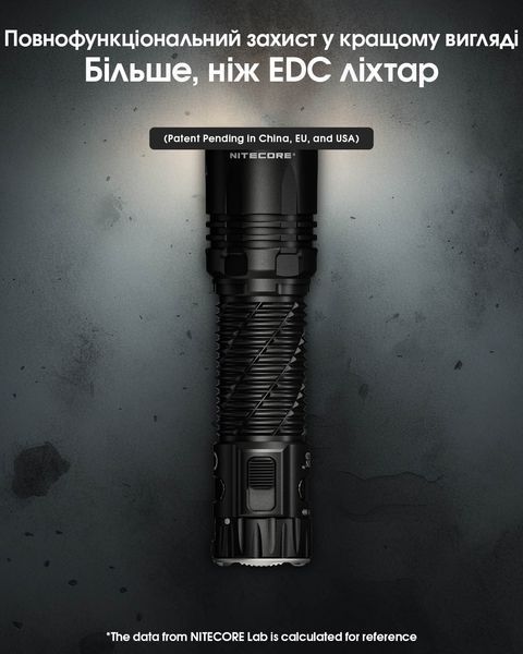 Ліхтар Nitecore EDC35 (NiteLab UHi 40 LED MAX, 5000 люмен, 6 режимів, 21700, USB Type-C) EDC35 фото
