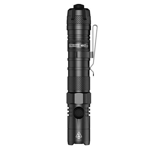 Ліхтар Nitecore MH12 V2 (Сree XP-L2 V6, 1200 люмен, 7 режимів, 1х21700, 1х18650, USB Type-C) MH12 V2 фото