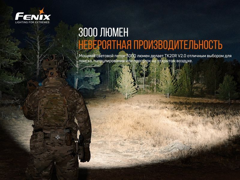 Ліхтар ручний Fenix TK20R V2.0 TK20RV20 фото