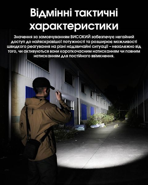 Ліхтар Nitecore MT1C Pro (UHi 20 LED, 1100 люмен, 2 режими, 1x18350, 1xCR123) MT1C Pro фото