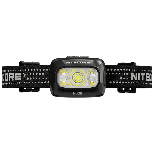 Ліхтар налобний Nitecore NU30 2024 (500 люмен, 3 режими, IP68, USB-С), чорний NU30 NEW 2024 фото