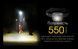 Ліхтар налобний Nitecore NU31 (Білий + Червоний LED, 550 люмен, 9 режимів, USB-C), помаранчевий NU31 фото 5