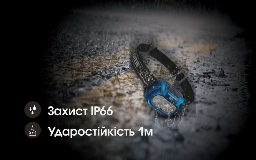 Ліхтар налобний Nitecore NU31 (Білий + Червоний LED, 550 люмен, 9 режимів, USB-C), помаранчевий NU31 фото
